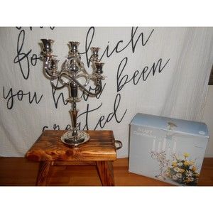 Vintage Silverplate Wm A Rogers 5-Light Candelabra from Oneida Silversmiths